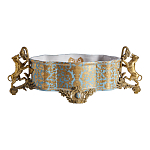 Чаша с орнаментом на бронзовых ножках в виде львов Eden Garden варинант исполнения - 3 | Loft Concept в Уфе