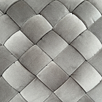 Пуф плетеный велюровый светло-бежевый  Soft Wicker Pouf варинант исполнения - 2 | Loft Concept в Уфе