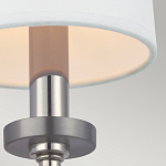 Бра для ванных комнат с белым тканевым цилиндрическим плафоном Feiss варинант исполнения - 2 | Loft Concept в Уфе