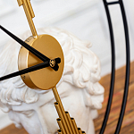 Часы настенные круглые из металла Mirror Tower Clock варинант исполнения - 2 | Loft Concept в Уфе