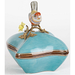 Фарфоровая шкатулка с птицей Eden Garden Blue варинант исполнения - 2 | Loft Concept в Уфе