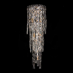 Бра с каскадом из прозрачного хрусталя и корпусом из металла цвета хром Constant Sparks варинант исполнения - 8 | Loft Concept в Уфе