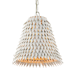 Подвесной светильник белый металлический в форме колокола White Natural Lines варинант исполнения - 2 | Loft Concept в Уфе