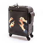 Чемодан дорожный SELETTI Travel Kit Trolley Lipstick Black варинант исполнения - 3 | Loft Concept в Уфе