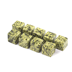 Камни для охлаждения виски из натурального камня змеевик Natural Stone Cube варинант исполнения - 4 | Loft Concept в Уфе