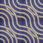 Дизайнерская плитка с узором Круги  варинант исполнения - 1 | Loft Concept в Уфе