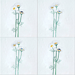 Плитка с узором Ромашки варинант исполнения - 1 | Loft Concept в Уфе