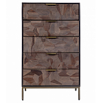 Высокая тумба с выдвижными ящиками Mosaic варинант исполнения - 1 | Loft Concept в Уфе