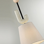 Подвесной светильник с бежевым тканевым плафоном Flourish варинант исполнения - 4 | Loft Concept в Уфе