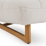 Кресло с обивкой букле Lino White  Boucle Armchair варинант исполнения - 5 | Loft Concept в Уфе