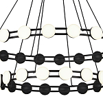 Люстра двухъярусная с круглыми светодиодными источниками света Maxine Light варинант исполнения - 5 | Loft Concept в Уфе