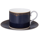 Чайный набор из фарфора синий на 6 персон 12 предметов 300 мл Porcelain Horse Set  варинант исполнения - 1 | Loft Concept в Уфе