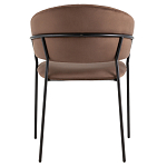 Стул в велюре коричневого цвета Horizon варинант исполнения - 4 | Loft Concept в Уфе