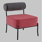 Кресло Ponpoun тёмно-серый бордо варинант исполнения - 1 | Loft Concept в Уфе