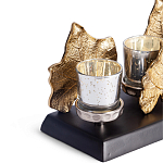 Подсвечник Cozy Light с декором кленовыми листьями варинант исполнения - 2 | Loft Concept в Уфе