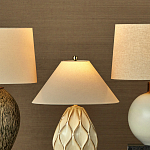 Настольная лампа с волнистым узором и абажуром в форме конуса Macrame варинант исполнения - 4 | Loft Concept в Уфе