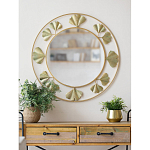 Зеркало настенное в металлическом обрамлении Mirror Golden Portal варинант исполнения - 3 | Loft Concept в Уфе