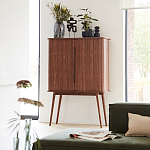 Буфет с двумя раздвижными дверцами Toinette Brown Wooden Cupboard варинант исполнения - 7 | Loft Concept в Уфе