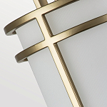 Бра с геометрическим каркасом и матовым белым цилиндрическим плафоном Feiss варинант исполнения - 2 | Loft Concept в Уфе