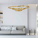 Люстра подвесная с 3-мя ассиметричными светодиодными лампами Golden Current варинант исполнения - 2 | Loft Concept в Уфе