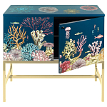 Буфет ручная роспись в морском стиле Cabinet Fondo Marino  варинант исполнения - 3 | Loft Concept в Уфе