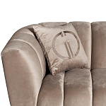 Диван трехместный велюровый серый Island of Comfort варинант исполнения - 2 | Loft Concept в Уфе