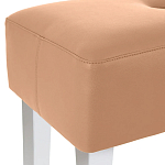 Мягкий пуф на белых ножках Winton Pouf варинант исполнения - 3 | Loft Concept в Уфе