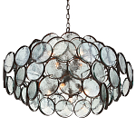 Люстра с каскадом из круглых стеклянных дисков Small Round Sequins варинант исполнения - 2 | Loft Concept в Уфе