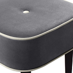 Квадратный мягкий пуф на черных ножках Winton Pouf Square варинант исполнения - 22 | Loft Concept в Уфе