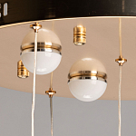 Люстра каскадная с 10-ю прозрачными плафонами Wave Line варинант исполнения - 11 | Loft Concept в Уфе