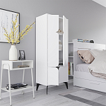 Комод белый с 4-мя дверцами на металлических ножках SPARK MULTIPURPOSE CABINET WHITE варинант исполнения - 6 | Loft Concept в Уфе