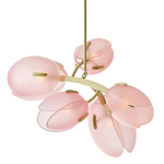 Дизайнерский Светильник Lilly Pink Tulip Lamp розовый плафон  варинант исполнения - 1 | Loft Concept в Уфе