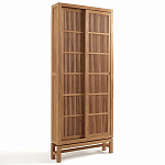 Шкаф из массива тика Okino Wood Cabinet варинант исполнения - 4 | Loft Concept в Уфе