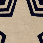 Дизайнерский ковер в виде звезды Poltronova Tappeto Stellina  Navy Blue Grey Rug варинант исполнения - 5 | Loft Concept в Уфе