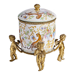 Шкатулка на ангелах из фарфора с бронзовыми элементам Eden Garden варинант исполнения - 2 | Loft Concept в Уфе