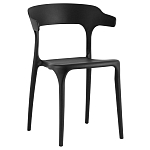 Черный стул из прочного PP-пластика JORIS варинант исполнения - 1 | Loft Concept в Уфе