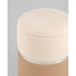 Пуф Mauldine с ящиком бежевый с экокожей варинант исполнения - 3 | Loft Concept в Уфе