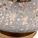 Настольная лампа c бежевым абажуром на круглом стеклянном основании Soft Pastel Light варинант исполнения - 1 | Loft Concept в Уфе