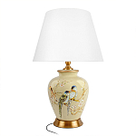 Настольная лампа бежевая с изображением птиц Slip Away варинант исполнения - 7 | Loft Concept в Уфе