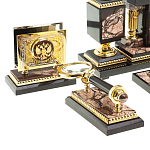 Настольный письменный набор из яшмы Manager Organizer варинант исполнения - 3 | Loft Concept в Уфе