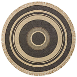 Ковер из комбинированного состава с узором Circles of goodness варинант исполнения - 1 | Loft Concept в Уфе