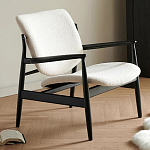 Кресло с каркасом и ножками из древесины и мягкими сиденьем и спинкой Venice варинант исполнения - 2 | Loft Concept в Уфе