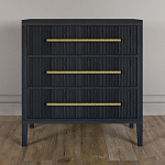 Комод Primo с 3 выдвижными ящиками Черный дуб варинант исполнения - 1 | Loft Concept в Уфе