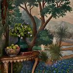 Обои ручная роспись Hill Country Scenic Special Colourway on scenic paper варинант исполнения - 5 | Loft Concept в Уфе