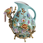 Кувшин с птичкой и  цветочным рисунком Blue Garden варинант исполнения - 1 | Loft Concept в Уфе