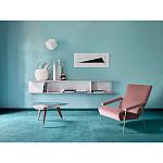 Дизайнерская подвесная полка Gio Ponti D.355.1 - D.355.2 Hanging Bookcase варинант исполнения - 3 | Loft Concept в Уфе