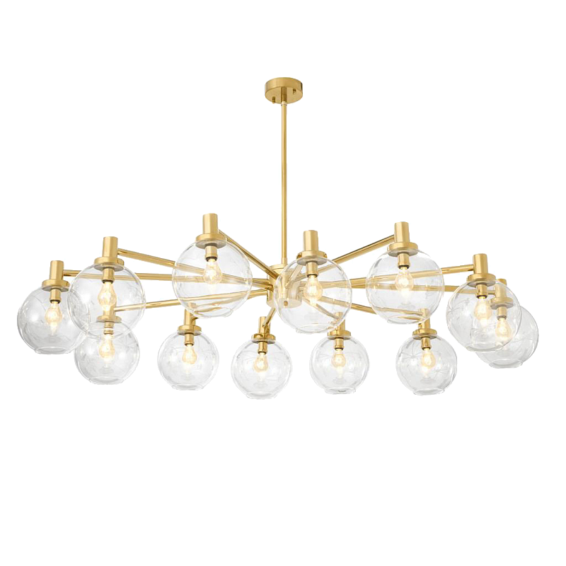 Люстра Chandelier Selva Золотой Прозрачное Стекло в Уфе | Loft Concept 