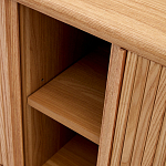 Буфет с 2-мя раздвижными дверцами из ясеневого шпона Toinette варинант исполнения - 3 | Loft Concept в Уфе