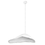 Подвесной светильник с асимметричным волнообразным абажуром и фактурной бахромой по краю Tactile Line варинант исполнения - 4 | Loft Concept в Уфе