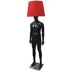 Лампа MALE MANNEQUIN LAMP с абажуром открытый позинг варинант исполнения - 1 | Loft Concept в Уфе
